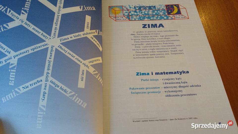 Zeszyt ćwiczeń Cztery pory roku w matematyce Gdańsk