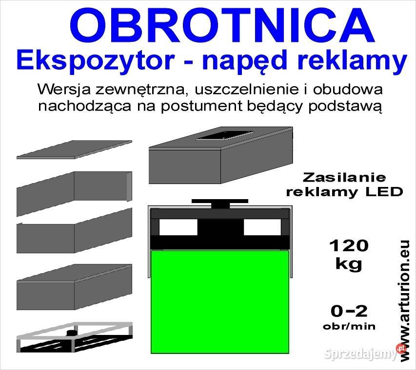 Podest Obrotowy Ekspozytor Obrotnica 120 w Warszawa
