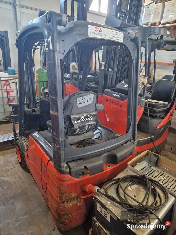 Linde E15 2011r 8600Mth Triplex Pozycjoner wózek