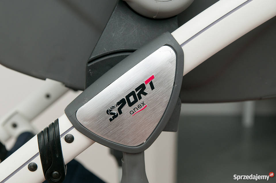 wózek 3w1 ANEX SPORT granatbiel nowy Słubice