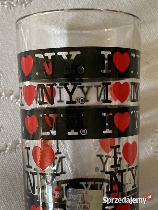 Kieliszek I Love NY USA Dekoracyjny Ozdobny Czerwionka-Leszczyny