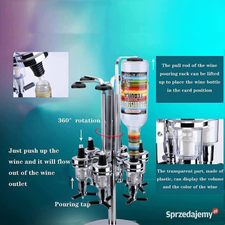 Obrotowy dozownik na butelki Zawiercie