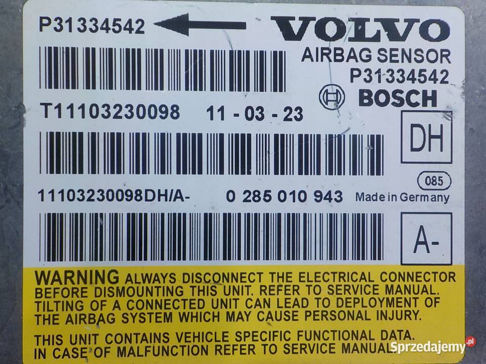 VOLVO S60 II RDESIGN 16 T3 11r modul sensor Suków