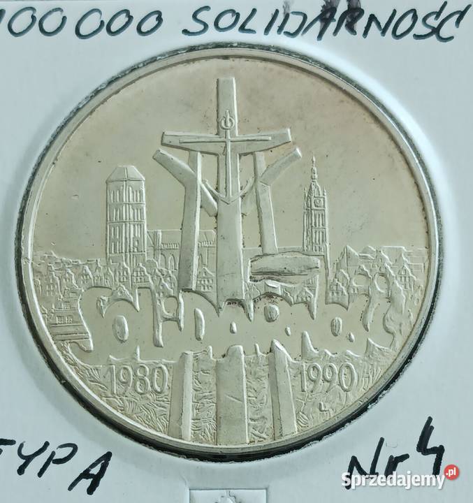 100 000 Solidarność 1990 r 4 typ A Konin