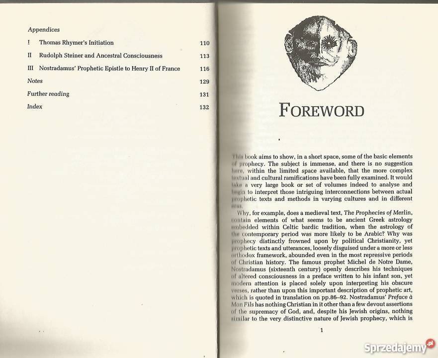 The Elements of PROPHECY R J Stewart 1990 psychologia, socjologia Książki naukowe i popularnonaukowe Pacanów