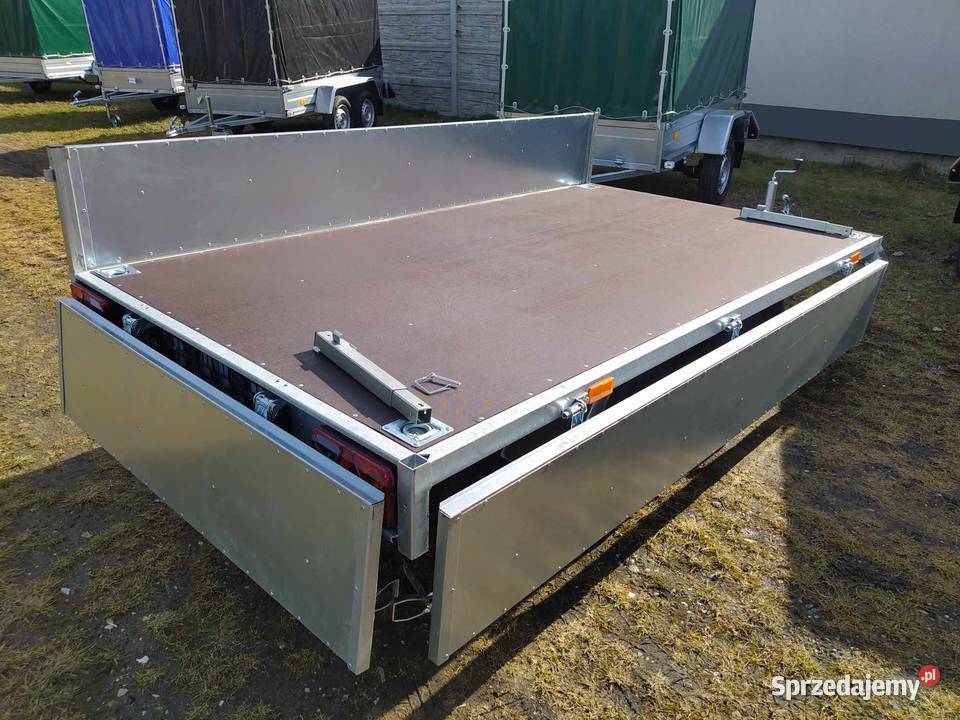 Przyczepa dwuosiowa platfo na kat B CARRO model towarowe Lublin