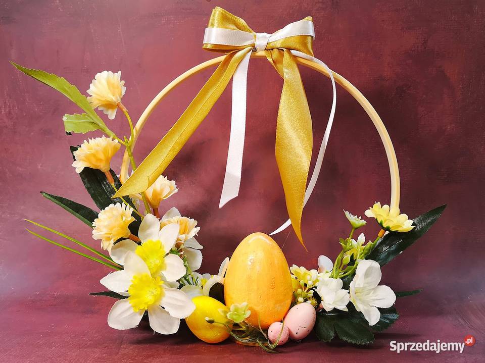 Stroik wielkanocny na kole sprzedam