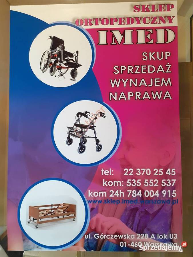 Wózek Inwalidzki Wypożyczalnia IMED Warszawa mazowieckie