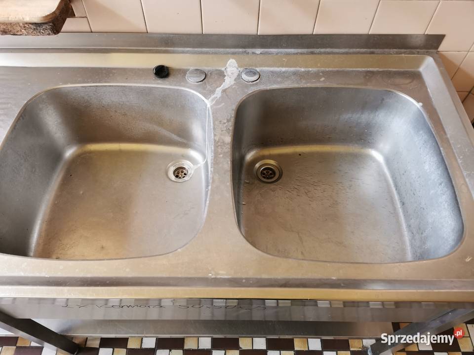 Zlew 2komorowy 220x70x85 komora 50x50x25