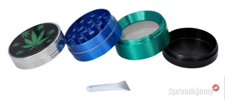 Kolorowy Grinder Crusher Młynek do Tytoniu z Ostrowy nad Okszą