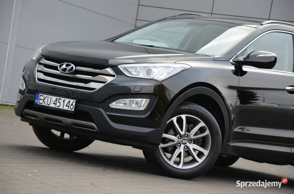 Hyundai Santa Fe Czarny Zarejestrowany 24GDI 192 Kutno