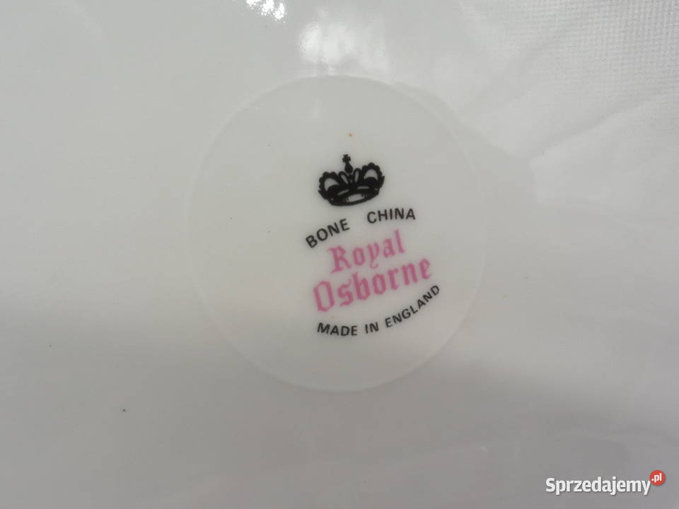 Zestaw śniadaniowy trio Royal Osborne Bone China wielkopolskie Raszków