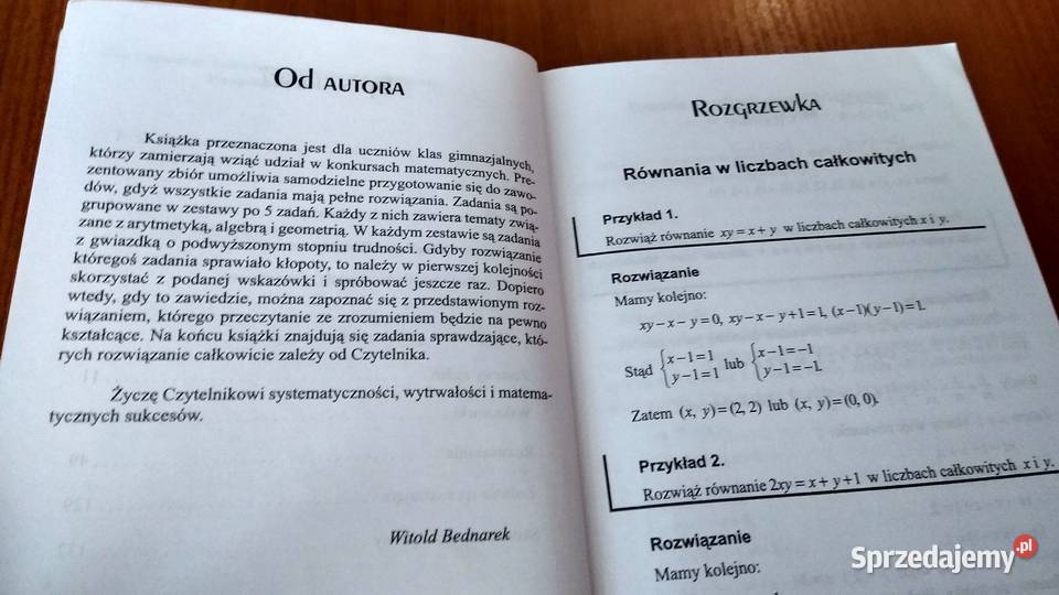 Konkurs matematyczny w gimnazjum Przygotuj się Podręczniki Gdańsk