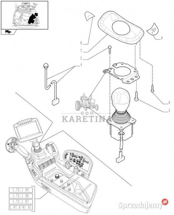 Holland T6010 Joystick 84253193 Jastrzębniki sprzedam