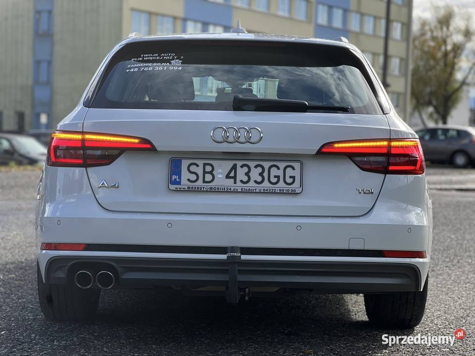Audi A4 B9 20 TDI Drugi właściciel Sline Virtual Kombi A4 Bielsko-Biała