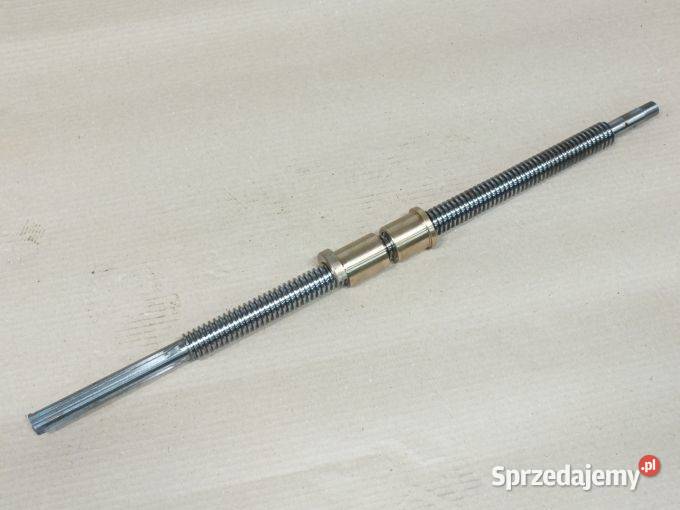 Śruba posuwu poprzecznego z nakrętka do tokarki łódzkie Pabianice