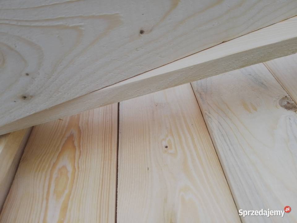 Heblowane deski świerk 80 x 12 x 2 nowe suche Drewno konstrukcyjne Wrocław sprzedam
