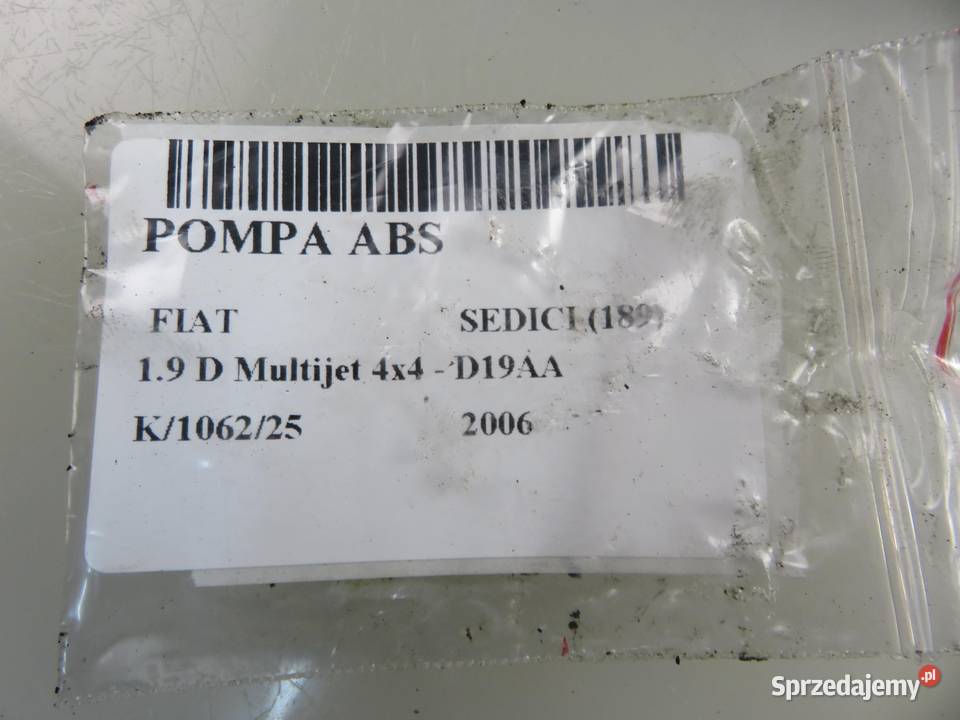 POMPA ABS FIAT SEDICI 189 0265800494