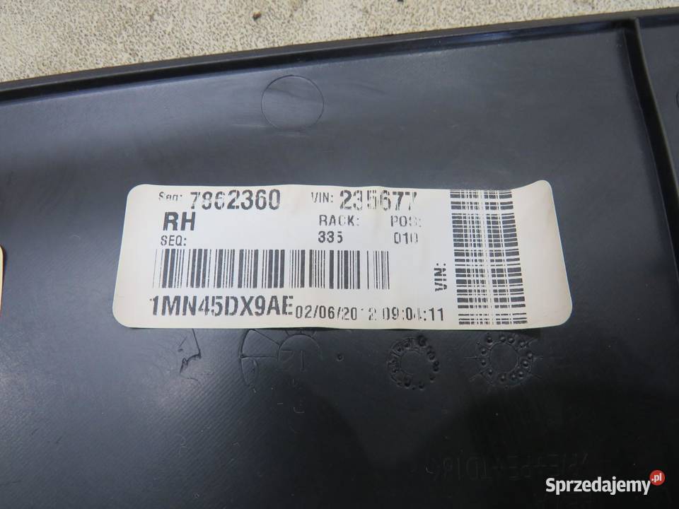 OSŁONA TUNELU LEWA JEEP WK2 1MN45DX9AE