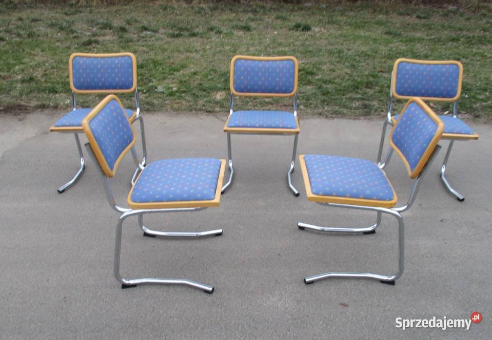 Komplet krzeseł Włochy lata 70 Lublin