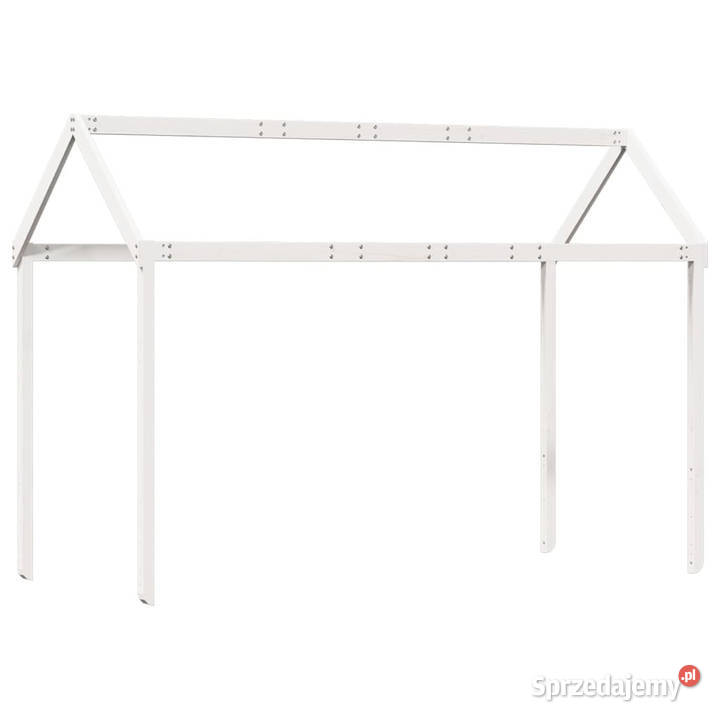 Daszek do łóżka dziecięcego biały 207x955x159 Warszawa