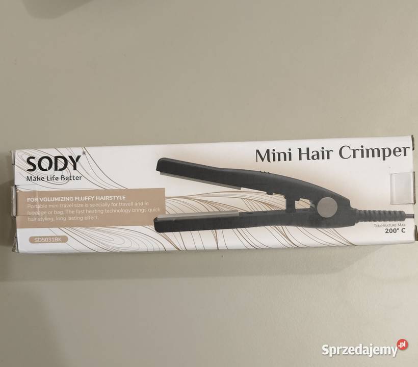 Mini prostownica do włosów Sody Garwolin