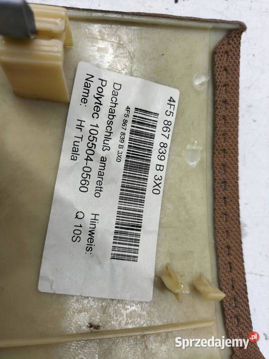 OSŁONA SŁUPKA C D LEWA PRAWA BRĄZ KPL AMARETTO