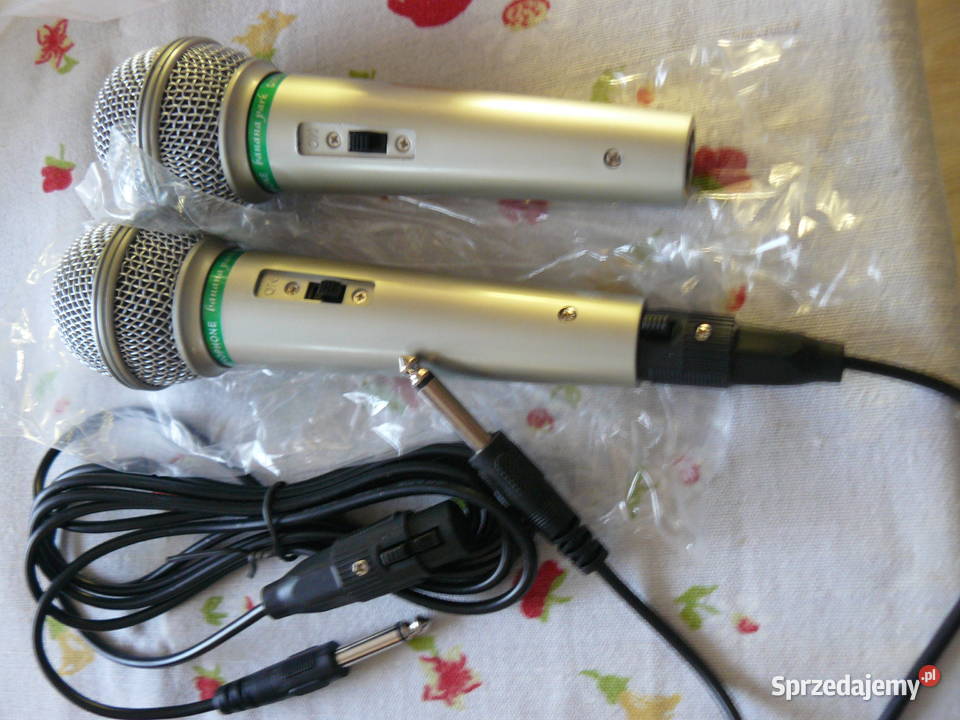 Mikrofon Dynamic Microphone kompletny parametry lubuskie Nowa Sól