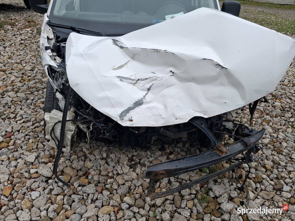 VW Caddy 16 TDI Ciężarowy Rozbity biały Samochody dostawcze świętokrzyskie Starachowice