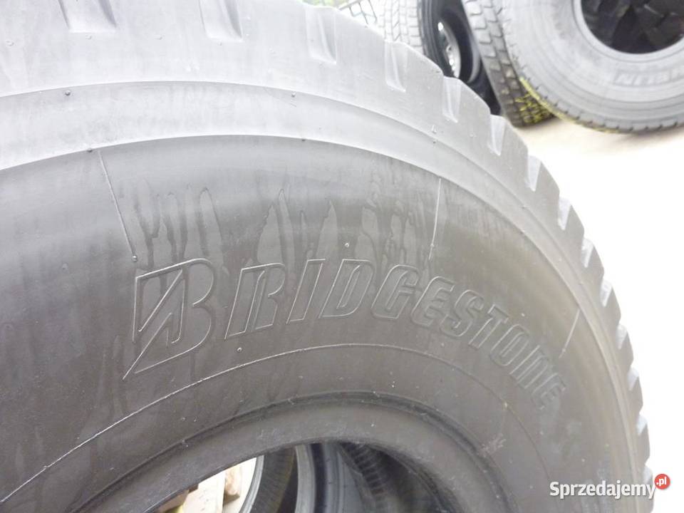 2xOpona używana 44595R25 1600R25 BRIDGESTONE 600 B do 50 km/h Do maszyn budowlanych Zaścianki sprzedam