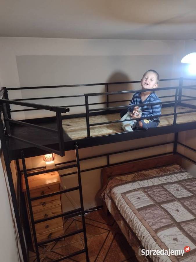 Łóżko na antresoli antresola metalowa łóżko Łóżka, wersalki i sofy łódzkie Tuszyn sprzedam