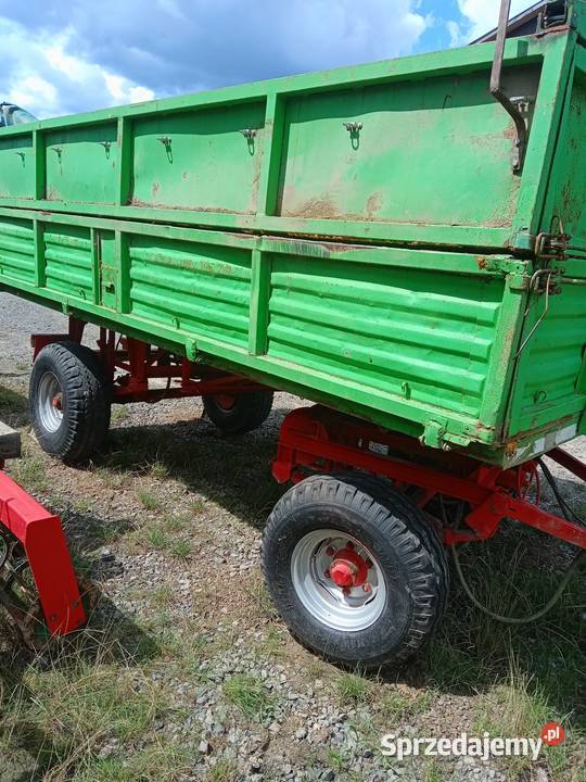 Przyczepa rolnicza AUTOSAN D732 wywrotka nieuszkodzony świętokrzyskie Łagów