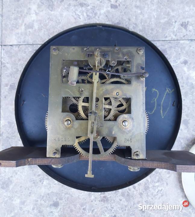 153 Zestaw mechanizm starego zegara ściennego pomorskie Tczew