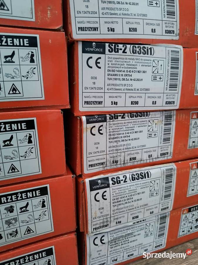 Drut Spawalniczy Veriforce Produkcja śląskie Międzyświeć sprzedam