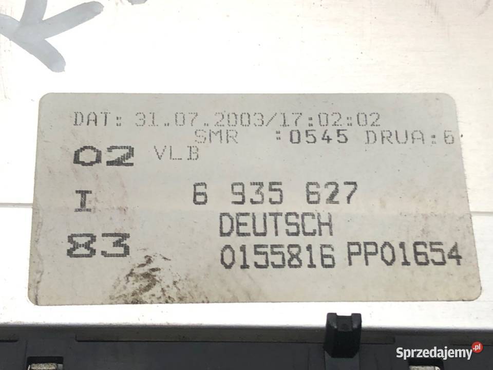 RADIO BMW E46 6935627 9705 ODTWARZACZ MULTIMEDIA osobowe