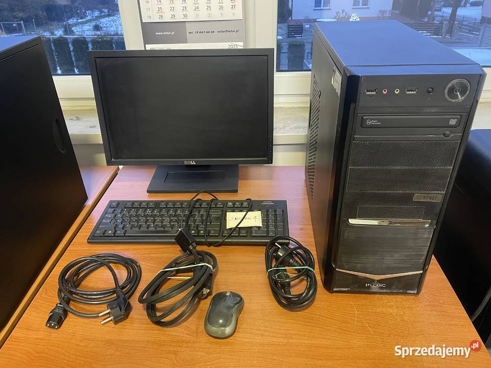 Zestaw komputer monitor klawiatura Tychy