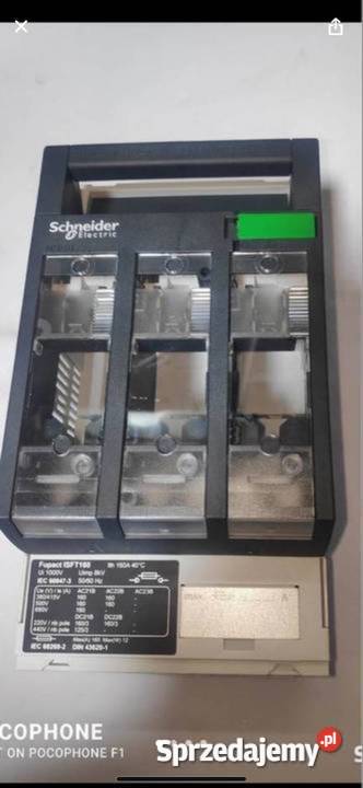 Podstawa bezpiecznikową firmy Schneider Elektric Gliwice