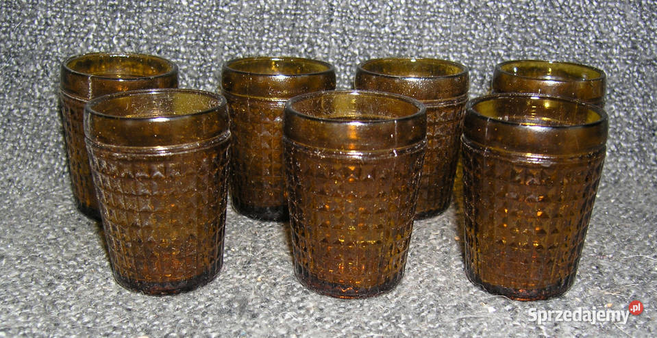 kieliszki do wódki vintage PRL dolnośląskie Bartków