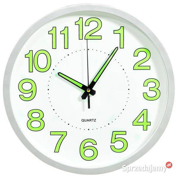 vidaXL Fluorescencyjny zegar ścienny mazowieckie