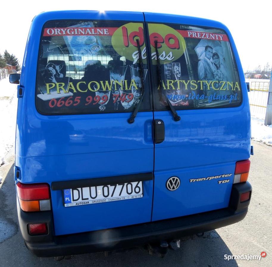 VW T4 25TDI 102 6 osób Klimatyzacja LONG mixt HA manualna dolnośląskie Ścinawa sprzedam