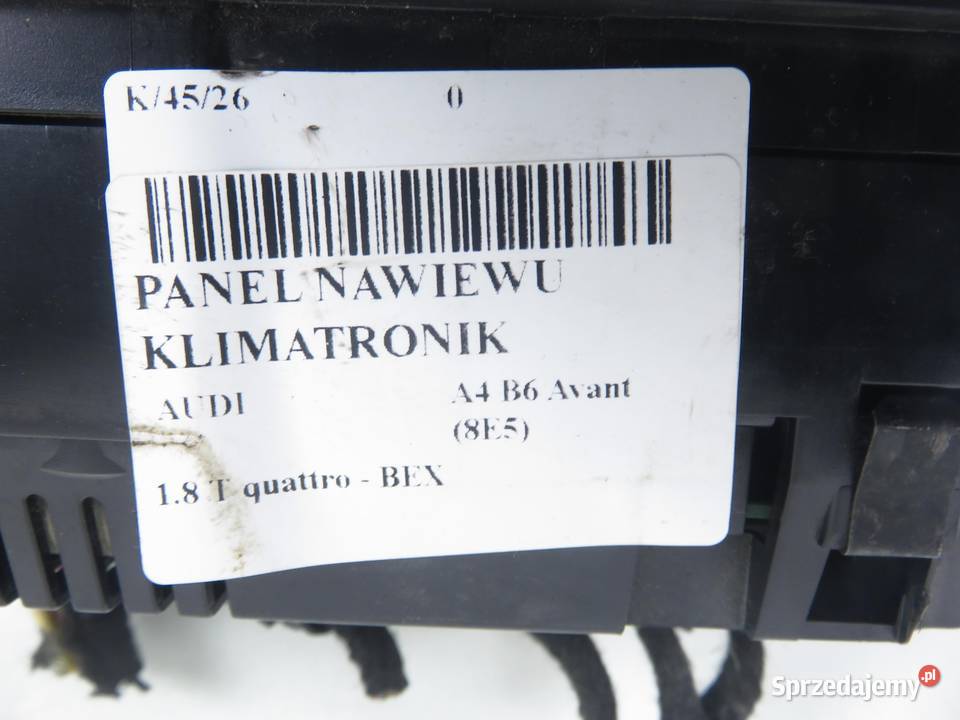 KLIMATRONIK AUDI A4 B6 Avant 8E5 8E0820043AB osobowe sprzedam