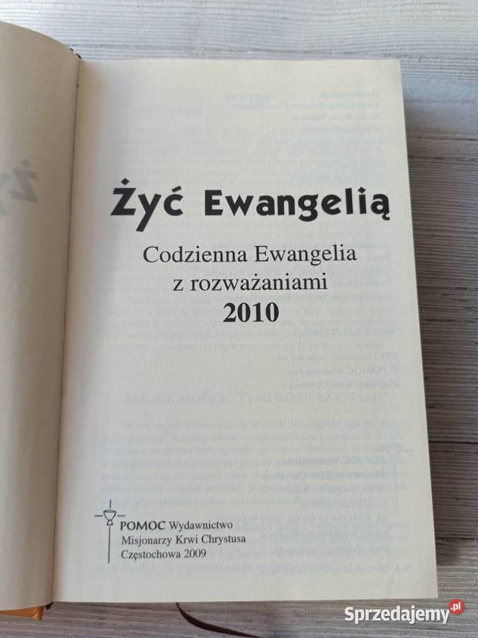 Żyć Ewangelią Codzienna Ewangelia z rozważeniami