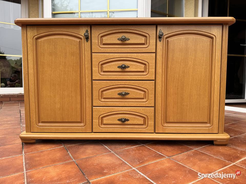 Komoda stylowa dębowa szafka bufet Garwolin