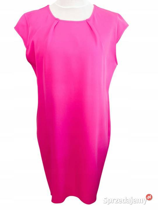 Sukienka z paskiem Zwężana ku dołowi Krótszy Wieluń