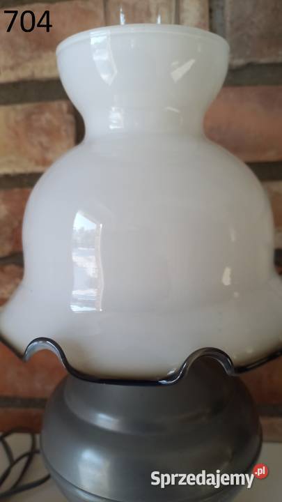 Lampka metalowa Stołowa Gabinetowa Nocna Szklany zachodniopomorskie sprzedam