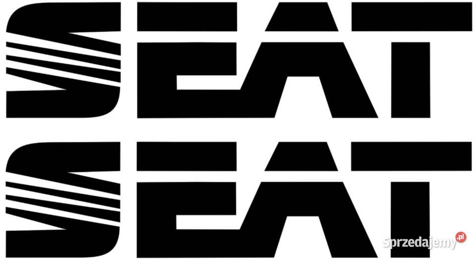 Zestaw naklejek SEAT 60 x 15 czarne Kamionna