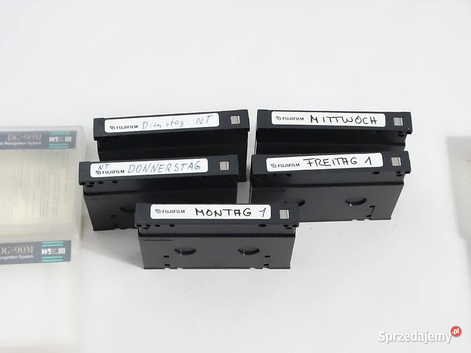 Kasety Fujifilm DDS DG90M DAT Zestaw 5 sztuk sprzedam