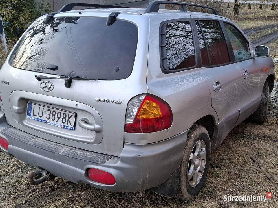Hyundai santa fe bez rdzy Rok produkcji 2003 Bychawa sprzedam