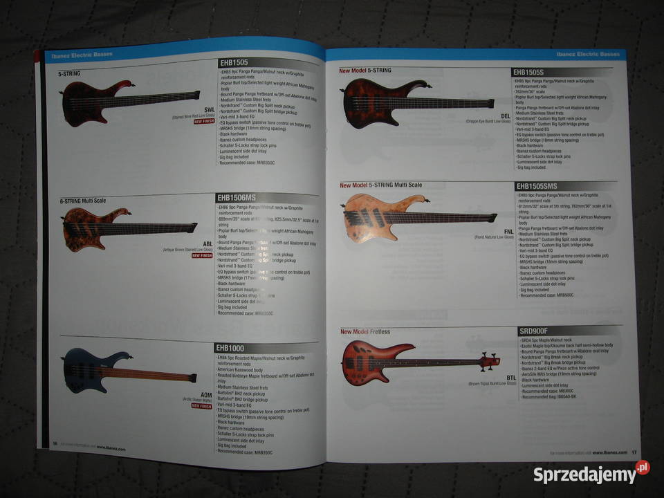 Ibanez 2024 News Catalog katalog gitar Muzyka pomorskie Kępice