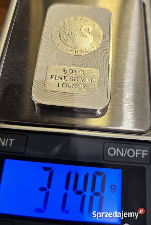 Sztabka srebra 1 uncja The Perth Mint Przemyśl